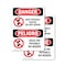 Signmission Safety Culture Sign, 7 in Width, Vinyl Decal, Rectangle, Bilingual OS-2PACK-DS-D-710-VS-1501 - alternate 1
